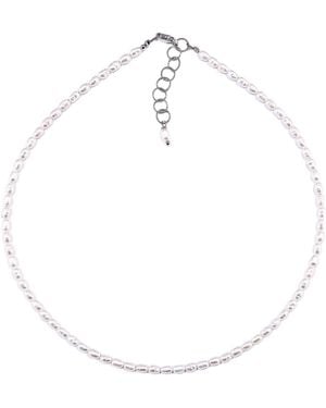 Mineralgems•Studio Mini Pearl Choker - White