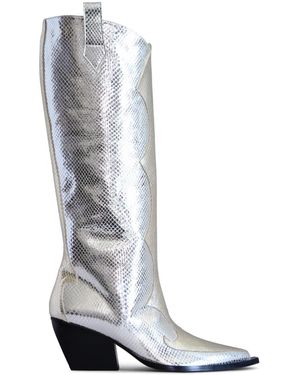 Terry De Havilland Jessie Cowboy Boots - Grey