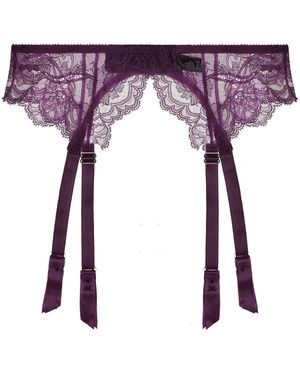 Journelle Anais Suspender Belt Violette - Purple