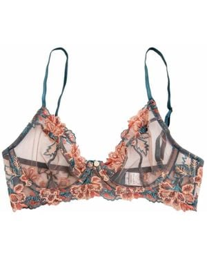 House of Silk Aurora Lace Demi Bra - Pink