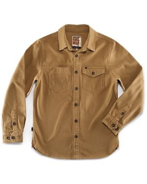 &SONS Trading Co Neutrals Landon Shirt Tan - Brown