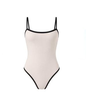 Dear Lover Daphne One Piece Swimsuit - Natural