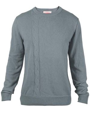 La Granni Cable Crewneck - Blue