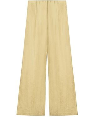 Nocturne Relaxed Straight-Leg Pants - Yellow