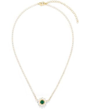 The Pink Reef Neutrals Single Georgian Necklace - Metallic