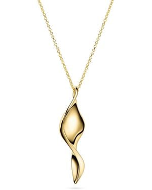 Sif Jakobs Jewellery Necklace Foglia Grande - Metallic