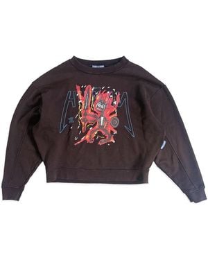 Achilles and the Tortoise Only Human Crewneck - Blue