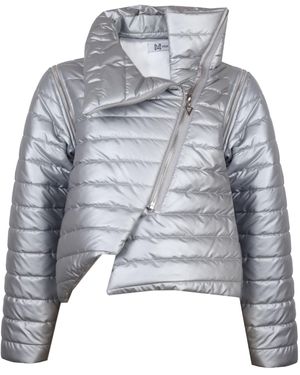 Mirimalist Tol Puff Coat - Metallic