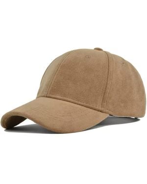 Chanel Joan Elkayam Faux Suede Khaki Cap - Brown