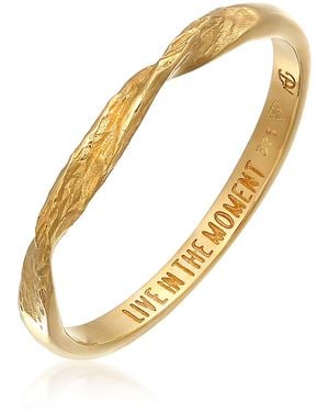 Haze & Glory Moment Solid Ring - Metallic