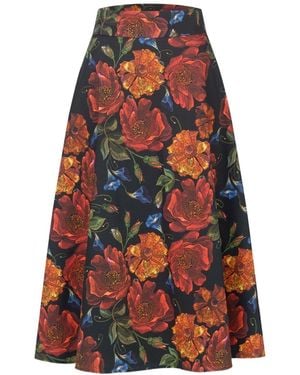 Marianna Déri Marigold Midi Skirt - Orange