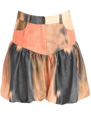 Lalipop Design Bloom Balloon Mini Skirt - Multicolor