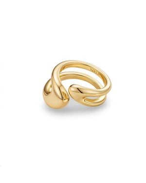 Meulien Double Band Open Ring - Metallic