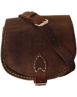 Berber Leather The Temara Small Saddle Bag - Brown