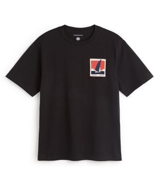 Thinking Mu Zach Patched Optimist T-Shirt - Black