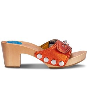 Nique Forde Paprika Hot Georgie Sandals - Red