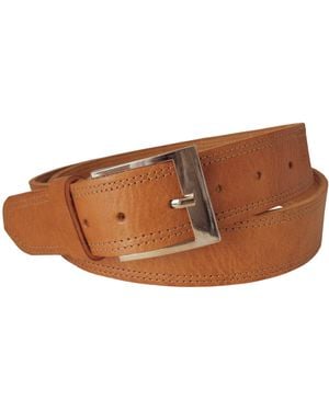Berber Leather Neutrals Tan Leather Belt - Brown