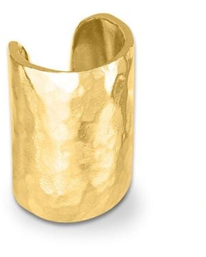 Dower & Hall Long Curved Nomad Ear Cuff - Yellow