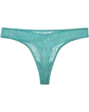 Amour D'agnette Julie Lace Thong - Blue