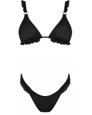 Nita Shade The Zamira Swim Set - Black