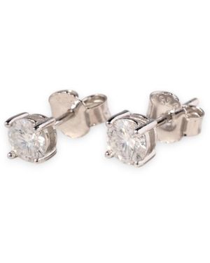 Belinda Jewelz Moissanite Stud Earrings - White