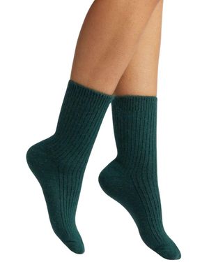 HIGH HEEL JUNGLE by KATHRYN EISMAN Cashmere Sock - Green