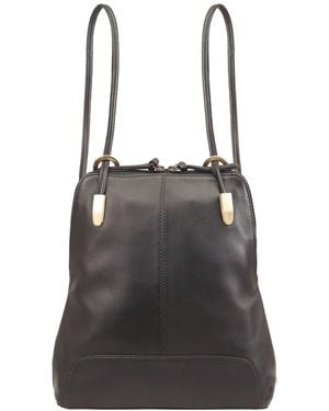 Lloyd Baker Shirdi Leather Backpack - Black