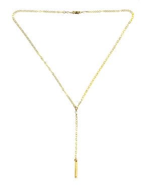 Lexi Jewelry Stick Around Single Y Necklace - Metallic