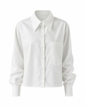 Exquise Theodora Long Sleeve Shirt – Ecru - White