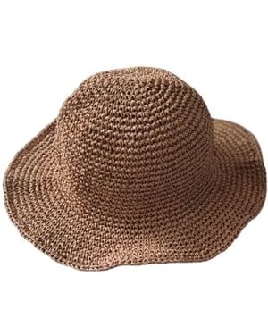 Springmoonatelier Raffia Hat - Brown