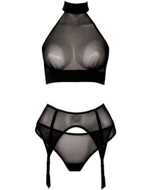 La Musa Mystery Lingerie Set - Black