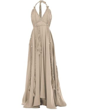 Zhenabia Neutrals Kismet Dress - Natural