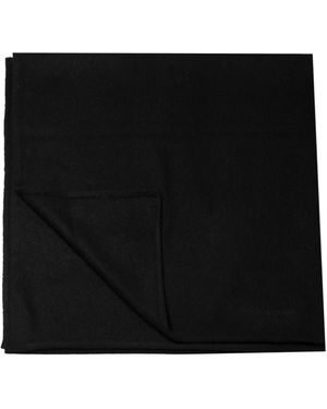 Bel Cashmere Big Knitted Scarf - Black