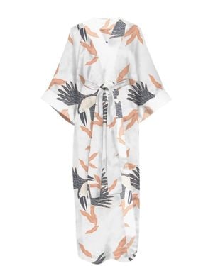 Yomisma Signature Luxury Robe - White