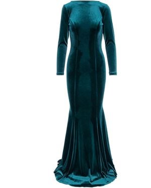 ROSERRY Melbourne Maxi Velvet Dress - Green