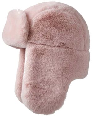 Nooki Design Billie Faux Fur Trapper Hat - Pink