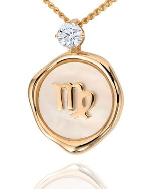 Hinch & Liu Virgo Zodiac Necklace - Metallic
