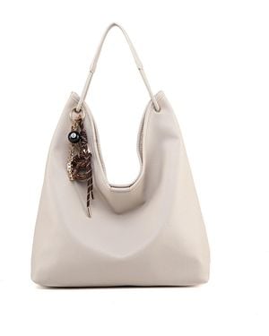 Mkf Collection - J'omor Neutrals Eloa Hobo Bag With Wallet - Natural