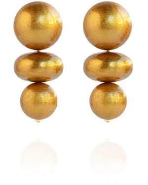 Saule Label Nola Earrings - Yellow