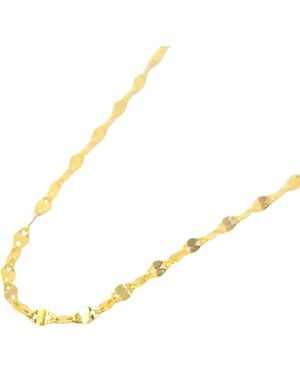 Harfi Dainty Glitter Shiny Sparkle Layering Plated Chain - Metallic