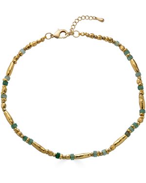 Loni Paul Jewelry Strawberry Quartz Bead Necklace - Metallic