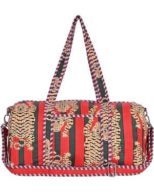 Conscious Yoga Collective The Tibetan Tiger Cotton Weekender - Red