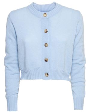 SVETA Milano Sonny Light Cashmere Cardigan - Blue