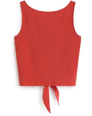 Thinking Mu Top Cupro Bow Solea - Red