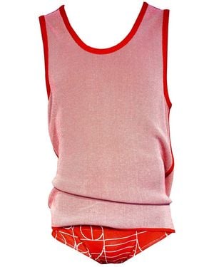 Maria Aristidou Play Sleeveless Top - Red