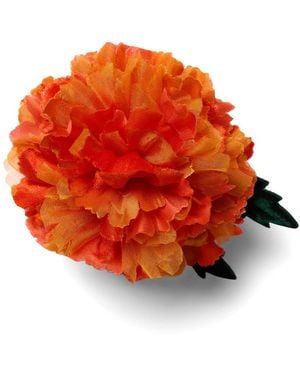 Helena Simon The Marigold Floral Brooch - Red