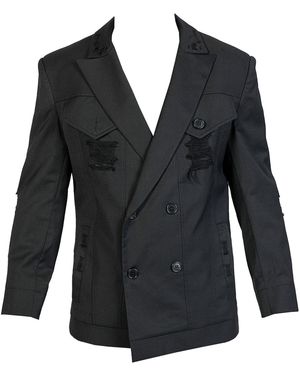 Maison Bogomil Double-Breasted Jacket - Black