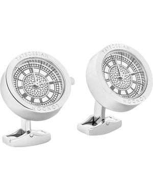 Tateossian Big Ben Watch Cufflinks - White