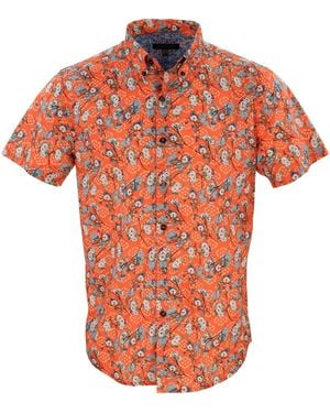lords of harlech Tim Blossom Canvas Coral - Orange