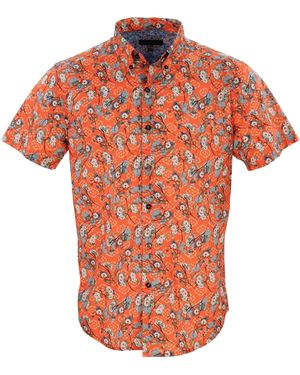 lords of harlech Tim Blossom Canvas Coral - Orange